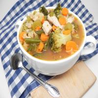 Low-Carb Chicken and Vegetable Soup image
