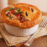 Chicken and Vegetable Pot Pies with Cream Cheese Crust image