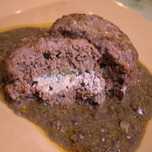 Salisbury Steak Surprise With Ground Mushroom Gravy image