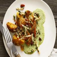 Fried Tomatillos With Apple and Ham_image