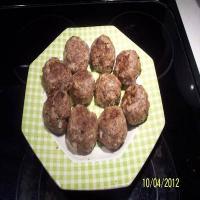 My FAMOUS MEATBALLS, ..golf ball size_image