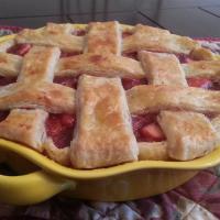Caramel Apple Cranberry Pie_image
