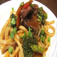 Asian Chuck Pot Roast With Veggies and Udon Noodle_image