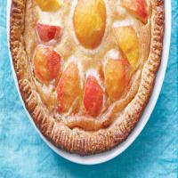 Peach-Custard Pie image