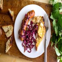 Grilled Sausages and Radicchio_image