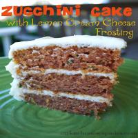 Zucchini Cake with Lemon Cream Cheese Frosting Recipe - (4.5/5)_image