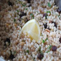 Israeli Couscous With Pine Nuts and Fresh Parsley_image