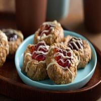 No-Bake Granola Jam Thumbprint Cookies_image