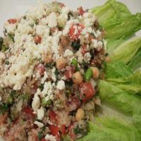 Tabbouleh Wrapped in Romaine Leaves_image