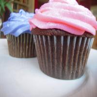 Feathery Fudge Cupcakes image