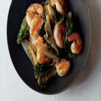 Shrimp and Romaine Stir-Fry image