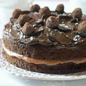 Hannah Obee's Salted caramel chocolate cake image
