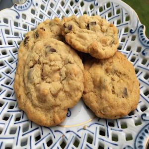 ~ Peanutty Chocolate Chip Oat Cookies ~_image