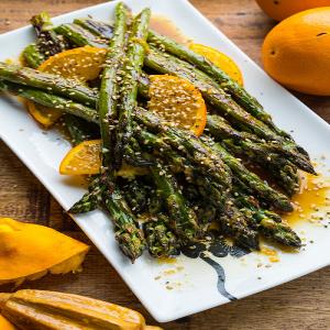 Orange Sesame Roast Asparagus_image