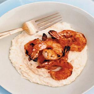 Barbecued Shrimp with Cheese Grits_image