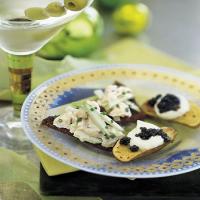 Creamy Smoked Trout with Apple and Horseradish on Crisp Brown Bread image
