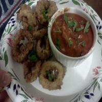 Fried Calamari with Two Dipping Sauces_image