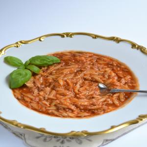Nonna Rosa's Leftover Meat Sauce Soup With Orzo Pasta image