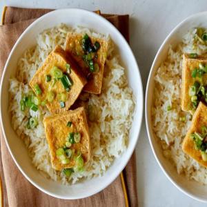 Tofu and Rice with Scallion Oil image