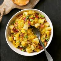 Spaghetti Squash with Apples, Bacon, and Walnuts image