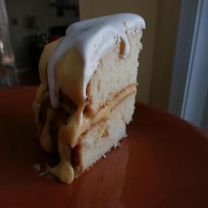 Vanilla Custard Filled Cake W/ Coffee Whip Topping_image