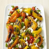 Baby Bell Peppers With Tofu Feta and Mint Recipe - (4.3/5) image