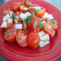 Tomato Salad with Ginger-Garlic Dressing image