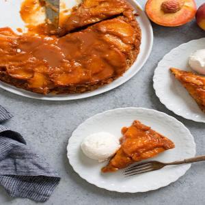 Caramel Peach Dump Cake Recipe_image