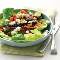 Roasted Vegetable Salad with Goat Cheese_image