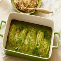Baked Tilapia With Coconut-Cilantro Sauce image