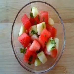 Watermelon and Cucumber Salad_image