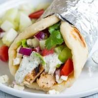 Greek Chicken Wraps - Souvlaki image