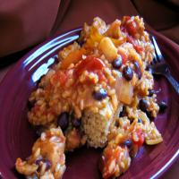 Pork and Brown Rice Green Chile Casserole image