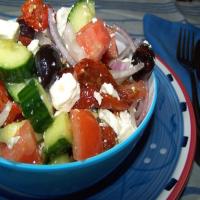 Mediterranean Greek Salad..good for Travel and Good to Eat! image