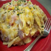 Chicken Cheese Noodle Casserole image