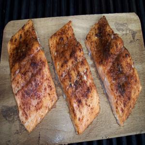 Maple Planked Salmon With Spice Rub_image