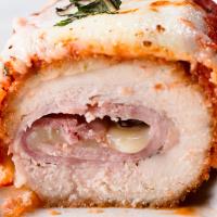 Crispy Rolled Chicken Parma Recipe by Tasty image