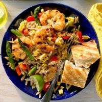 Grilled Jerk Shrimp Orzo Salad_image