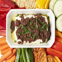 Baked Olive Tapenade-Cream Cheese Spread image