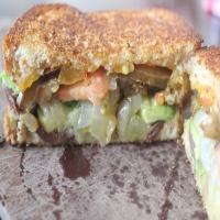 Grilled Cheese, Tomato & Avocado Sandwich image