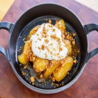 Caramelized Apples with Cheddar Streusel image