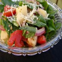Fresh Spinach And Mozzarella Salad_image