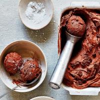 Chocolate ice cream image
