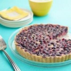 Blueberry and lemon tart image