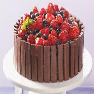 Chocolate Fruit Basket Cake Recipe_image