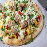 Grilled Breakfast Pizza image