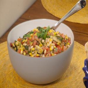 Roasted Corn and Brussels Sprouts Succotash_image