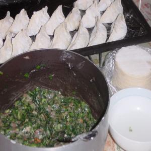 Pork and Squid Chinese Dumpling Filling_image