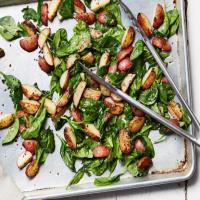 Roasted Potatoes and Spinach image