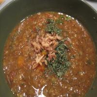 Persian-Style Red Lentil and Tomato Soup image
